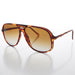 SUNGLASS MUSEUM Square Vintage 80s Classic Aviator - Neil - Product image