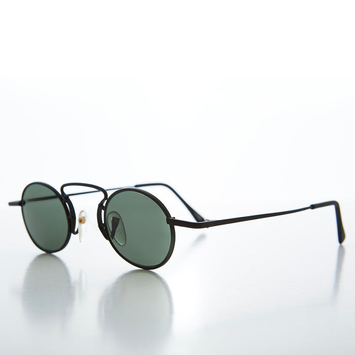 SUNGLASS MUSEUM Oval Spectacle Edwardian Vintage Sunglasses - Noble