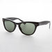 SUNGLASS MUSEUM Horn Rim Rectangular Vintage Sunglass with Glass Lens - Norma Jean - Product image