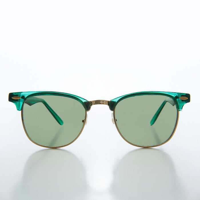 SUNGLASS MUSEUM Classic Half Frame Vintage Sunglasses - Nowels