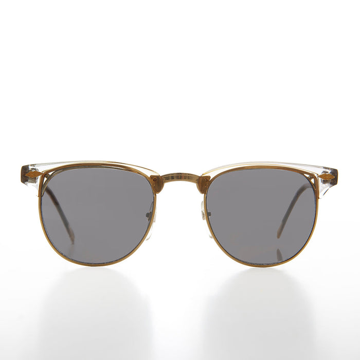 SUNGLASS MUSEUM Classic Half Frame Vintage Sunglasses - Nowels