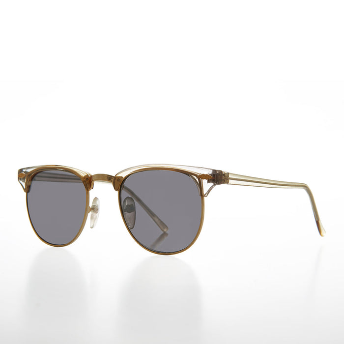 SUNGLASS MUSEUM Classic Half Frame Vintage Sunglasses - Nowels
