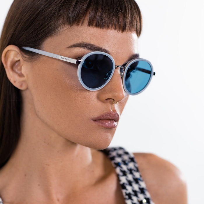SAINT OWEN Sunglasses RIVER Steel Blue | Silver
