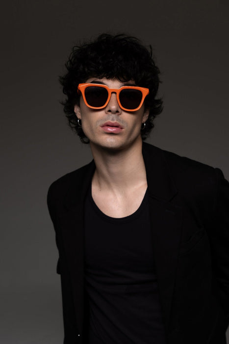 SAINT OWEN Sunglasses RENEGADE Coral Orange | Grey