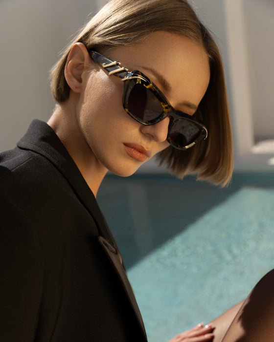 SAINT OWEN Sunglasses MEDUSA tortoise | grey