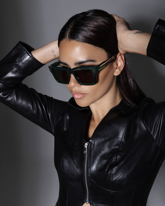 SAINT OWEN Sunglasses LUCID Emerald | Olive