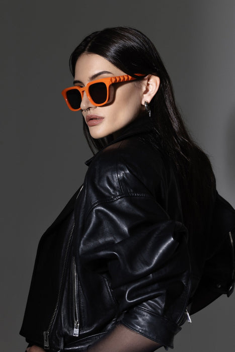 SAINT OWEN Sunglasses RENEGADE Coral Orange | Grey