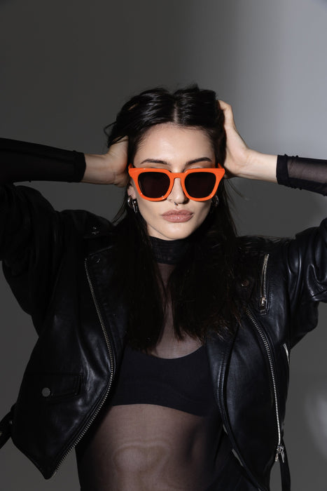 SAINT OWEN Sunglasses RENEGADE Coral Orange | Grey