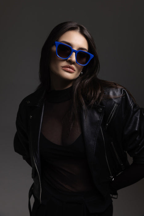 SAINT OWEN Sunglasses RENEGADE Royal Blue | Grey