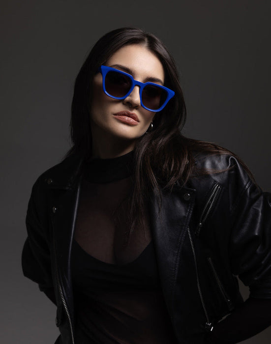 SAINT OWEN Sunglasses RENEGADE Royal Blue | Grey