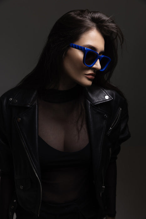 SAINT OWEN Sunglasses RENEGADE Royal Blue | Grey