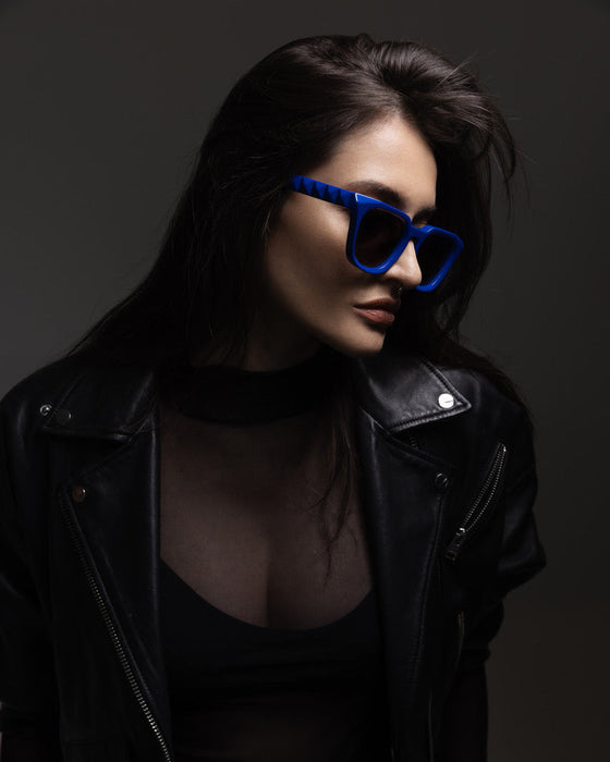SAINT OWEN Sunglasses RENEGADE Royal Blue | Grey