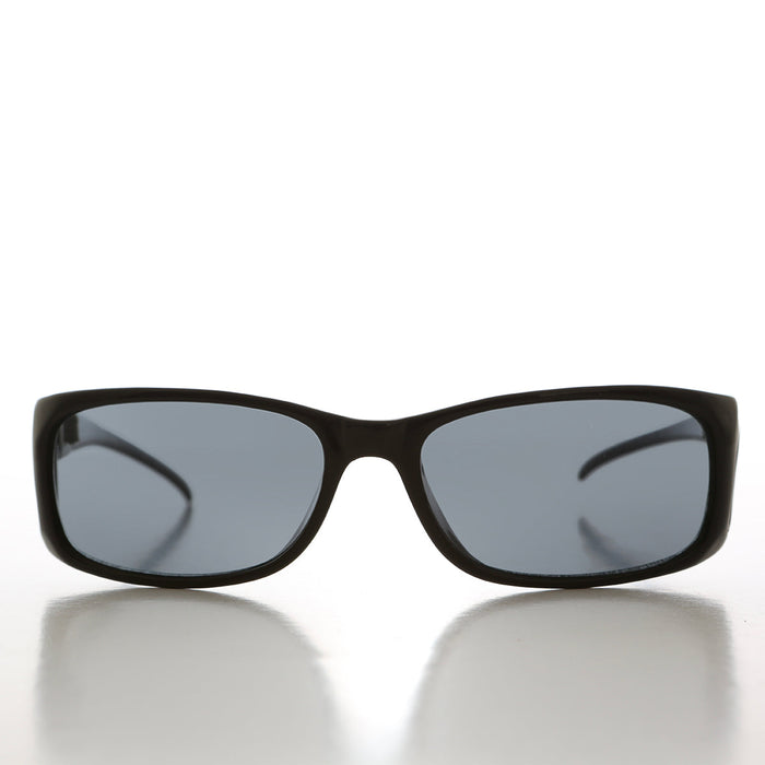 SUNGLASS MUSEUM 90s Sleek Wrap Sunglasses with Side Shields - Olympic