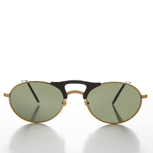 image of sunglasses model SUNGLASS MUSEUM Small Oval Combination Frame Vintage Sunglasses -  Orpheus