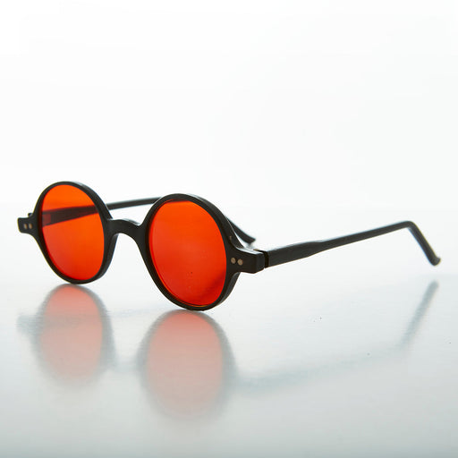SUNGLASS MUSEUM Small Round Spectacle Sunglass with Color Tinted Lens - Owen - Product image