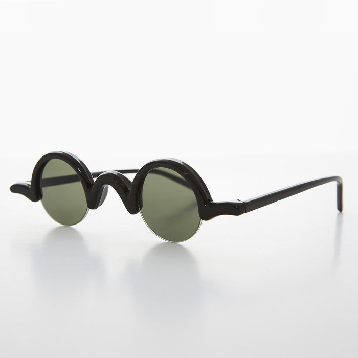 Round Victorian Vintage Spectacle Sunglass - Ozzy