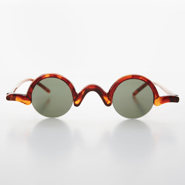 Round Victorian Vintage Spectacle Sunglass - Ozzy