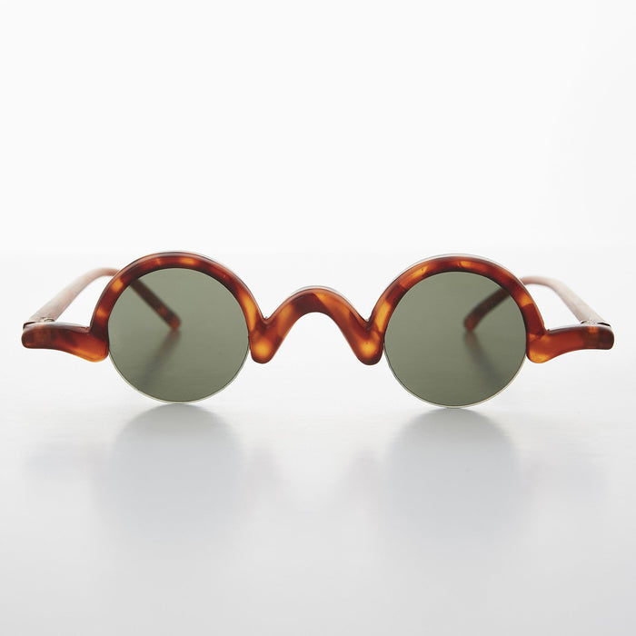 Round Victorian Vintage Spectacle Sunglass - Ozzy