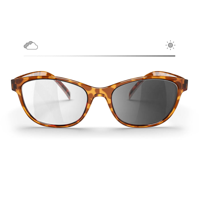 Tortoise Oval Prescription Transitions® XTRActive Polarized