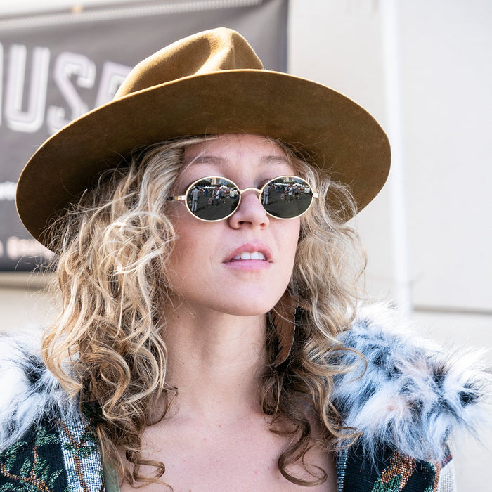 SUNGLASS MUSEUM Classic Oval Vintage 90s Sunglass Optical Quality Frame - Yates