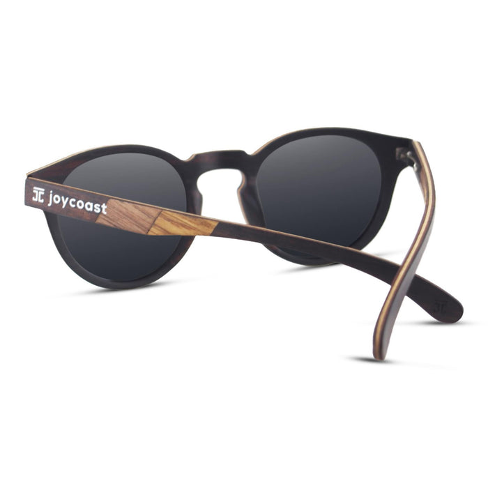 Terra Round Wooden Sunglasses | Polarized UV400 | Joycoast