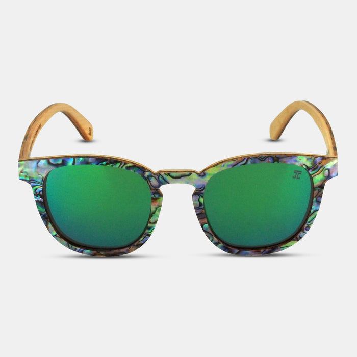 Aqua Wave Abalone Square Sunglasses | Women's | Joycoast