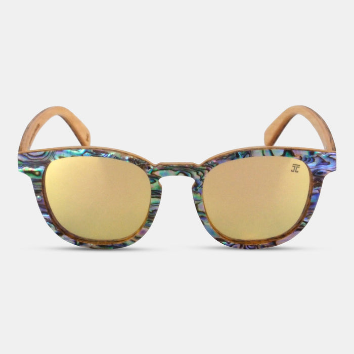 Aqua Wave Abalone Square Sunglasses | Women's | Joycoast