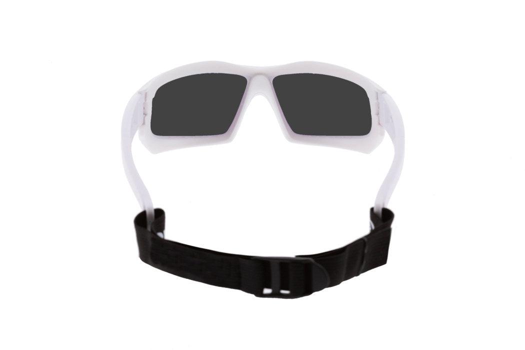 sunglasses ocean paros unisex water sports polarized full frame goggle wrap kitesurf KRN glasses G211.5 White  Smoke