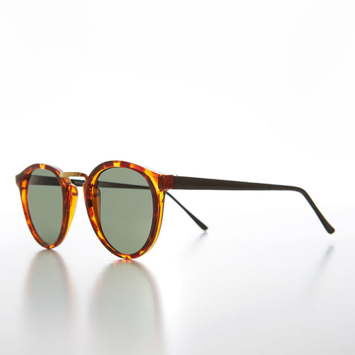 image of sunglasses model SUNGLASS MUSEUM Round Horn Rim Hipster Vintage Sunglass - Pat