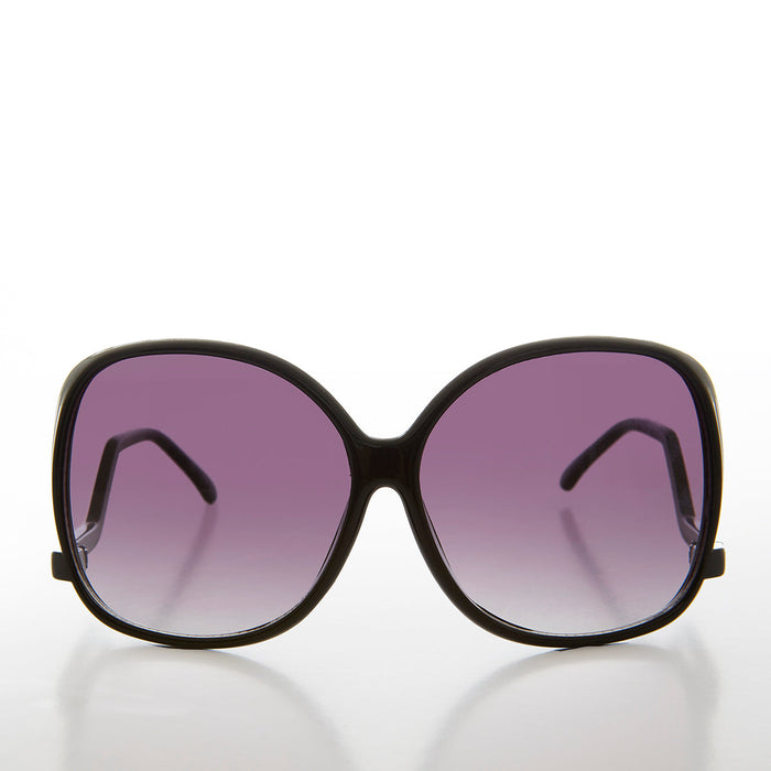 SUNGLASS MUSEUM Oversized Women's Drop Temple Sunglass - Paulina