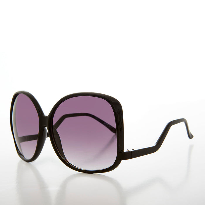 SUNGLASS MUSEUM Oversized Women's Drop Temple Sunglass - Paulina