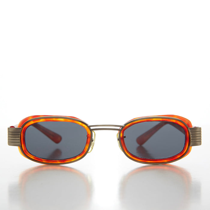 SUNGLASS MUSEUM Rectangular Sunglass with Goggle Rim - Paymer