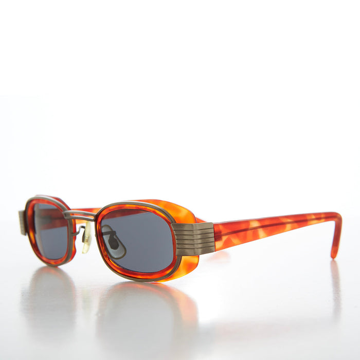 SUNGLASS MUSEUM Rectangular Sunglass with Goggle Rim - Paymer