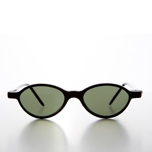 image of sunglasses model SUNGLASS MUSEUM Small Oval Slim Edgy Hipster Vintage 1990s Sunglass -  Payton