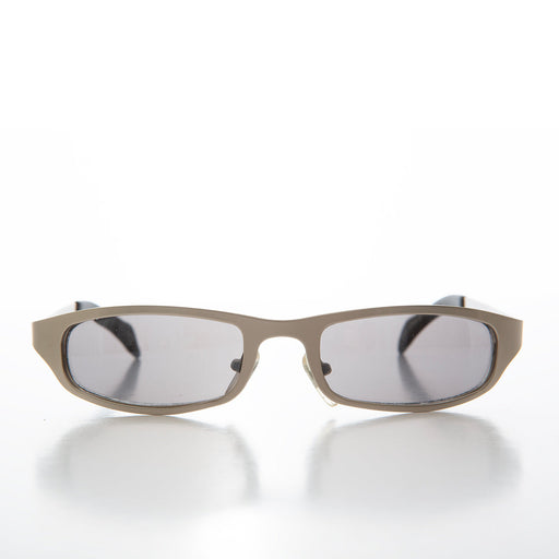 SUNGLASS MUSEUM 90s Sleek Sporty Wrap Metal Sunglass - Perez - Product image