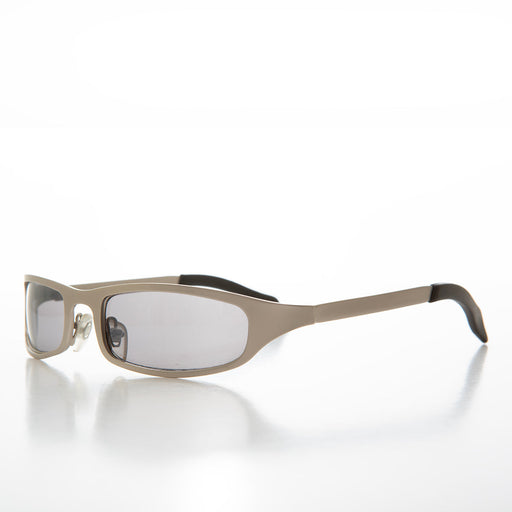SUNGLASS MUSEUM 90s Sleek Sporty Wrap Metal Sunglass - Perez - Product image