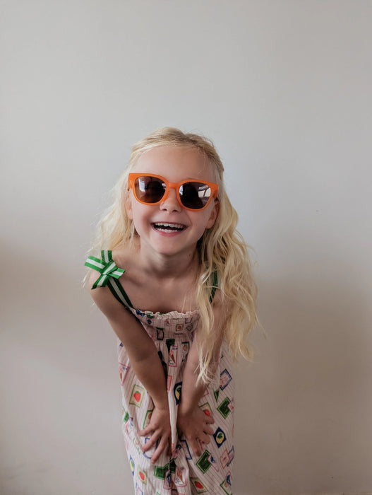 Classic Wayfarer Sustainable Sunglasses | Bio-Based · Bendable · Polarized | Child | 3-8 Y | Black