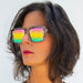 TOPFOXX Paloma x Topfoxx - Limited Edition Pride Squared Sunglasses - Product image