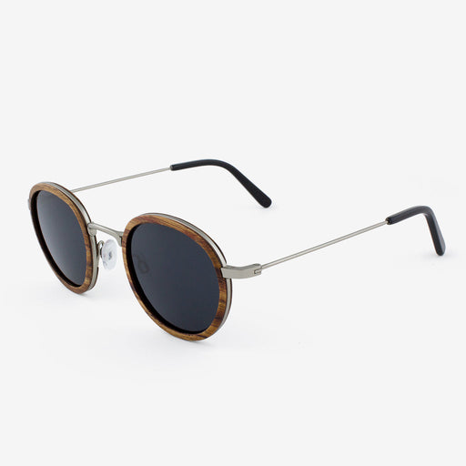 TOMMY OWENS Pasco - Featherlight Titanium & Wood Sunglasses - Product image