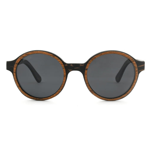 JOPLINS Pepe – Iconic Round Wood Sunglasses - Product image