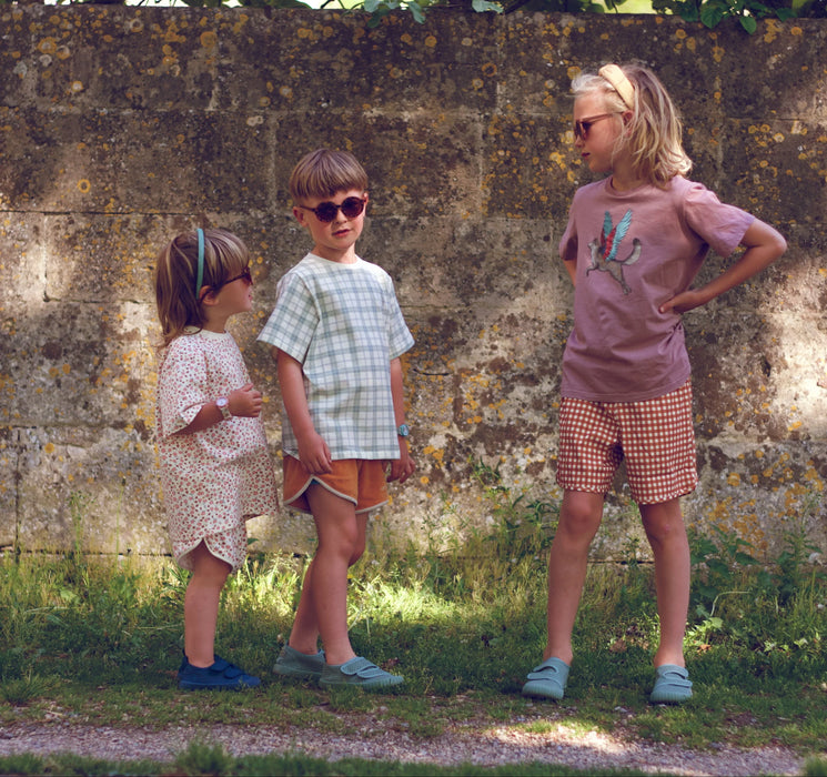 Classic | Sustainable Sunglasses | Plant-Based Bendable Polarized - Teen | 9-15 Y | Ivory Tortoise