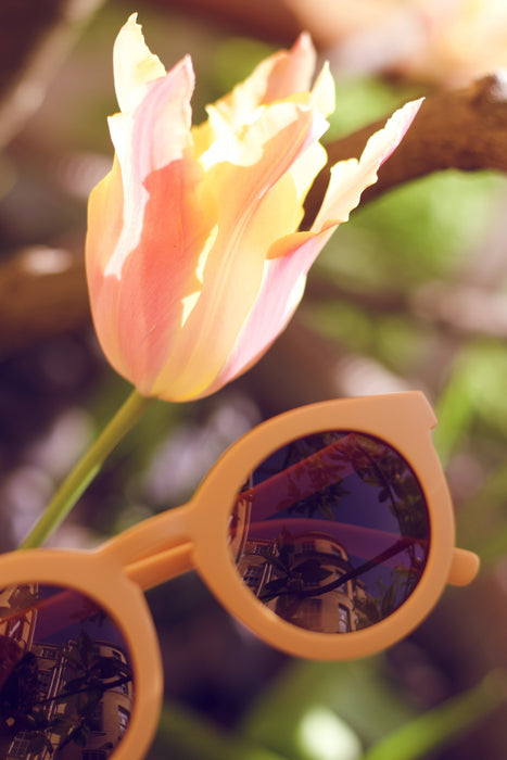 Classic | Sustainable Sunglasses | Plant-Based Bendable Polarized - Adult | 16+ Y |  Sunset Gingham