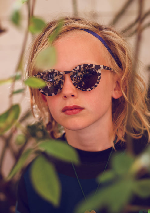 Classic | Sustainable Sunglasses | Plant-Based Bendable Polarized - Teen | 9-15 Y | Ivory Tortoise