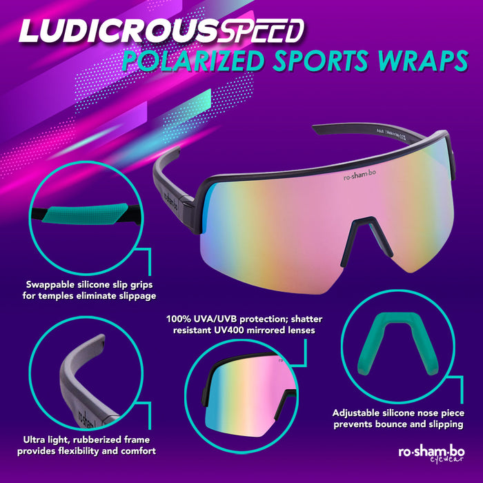 RO-SHAM-BO Sunglasses Ludicrous Speed Sport | Adult