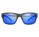 image of sunglasses model Rockwell Time POMPEI FLOATABLE (MATTE BLACK/BLUE POLARIZED HYDRO)