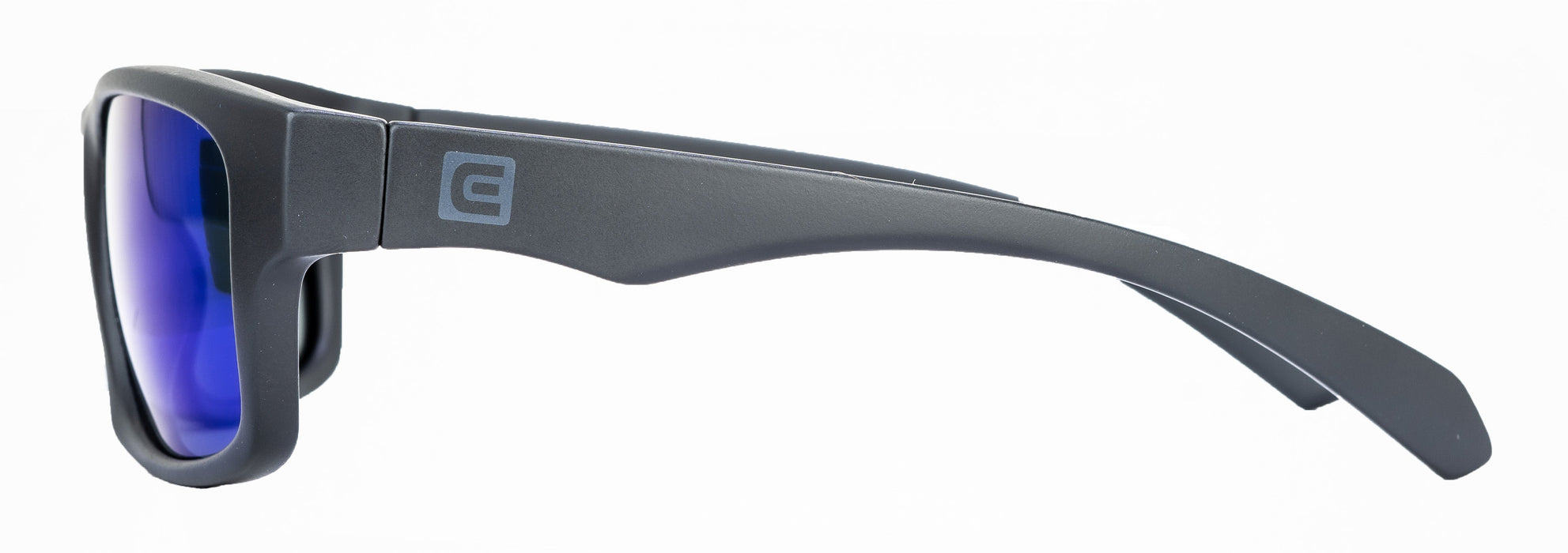 image of sunglasses model Rockwell Time POMPEI FLOATABLE (MATTE BLACK/BLUE POLARIZED HYDRO)