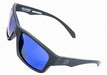 image of sunglasses model Rockwell Time POMPEI FLOATABLE (MATTE BLACK/BLUE POLARIZED HYDRO)