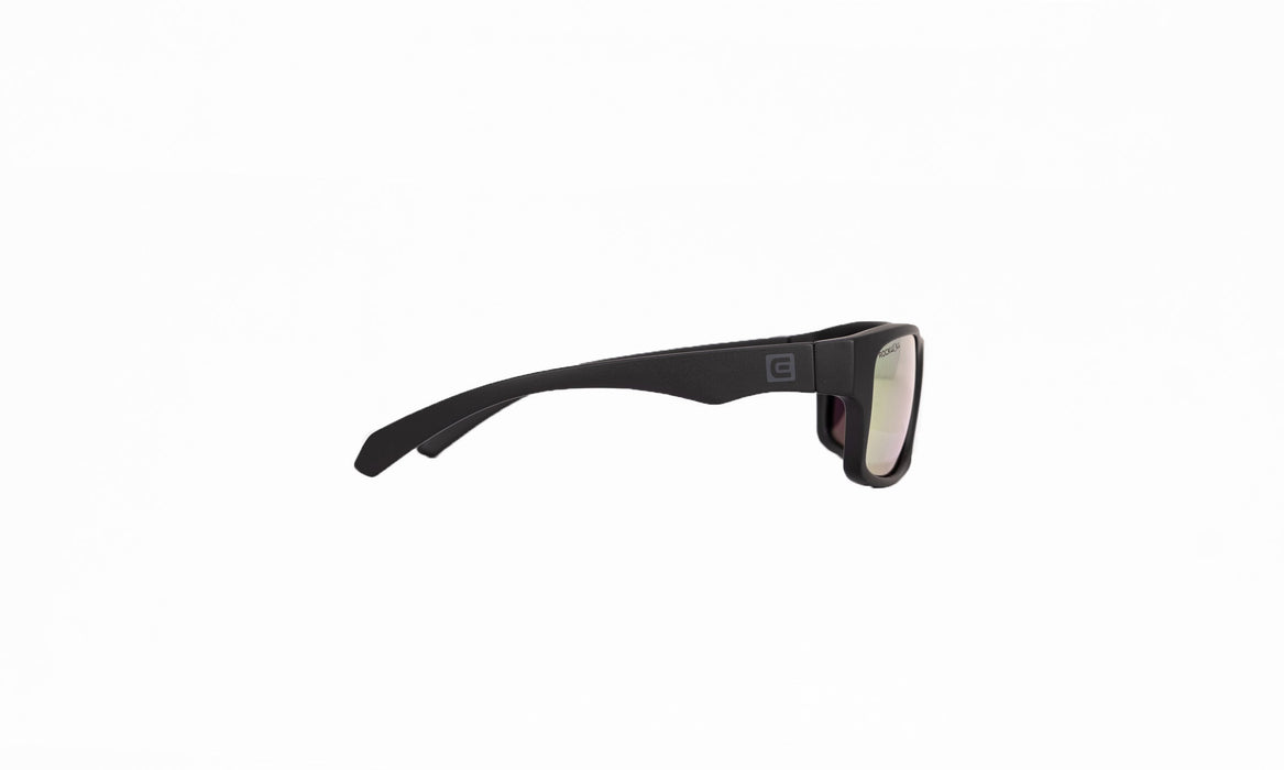 image of sunglasses model Rockwell Time POMPEI FLOATABLE (MATTE BLACK/GREEN POLARIZED HYDRO)