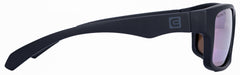 image of sunglasses model Rockwell Time POMPEI FLOATABLE (MATTE BLACK/PURPLE POLARIZED HYDRO)