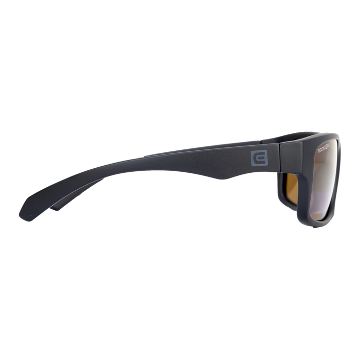 image of sunglasses model Rockwell Time POMPEI FLOATABLE (MATTE BLACK/BROWN POLARIZED HYDRO)